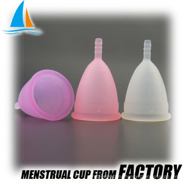 Medical grade silicone menstrual cup for girls period